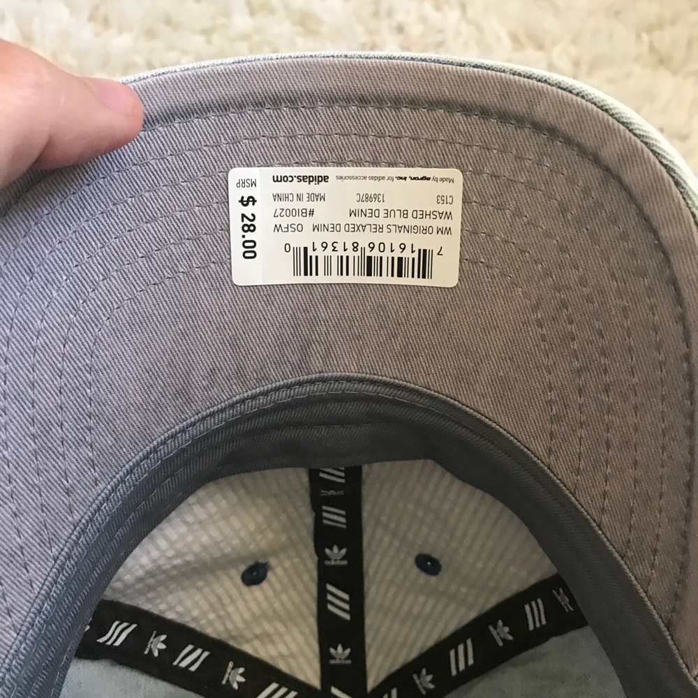 NWT Adidas Denim Hat - Picture 3 of 7